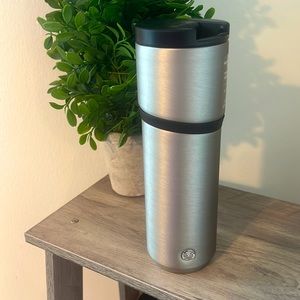 Starbucks brush silver stainless steel tumbler